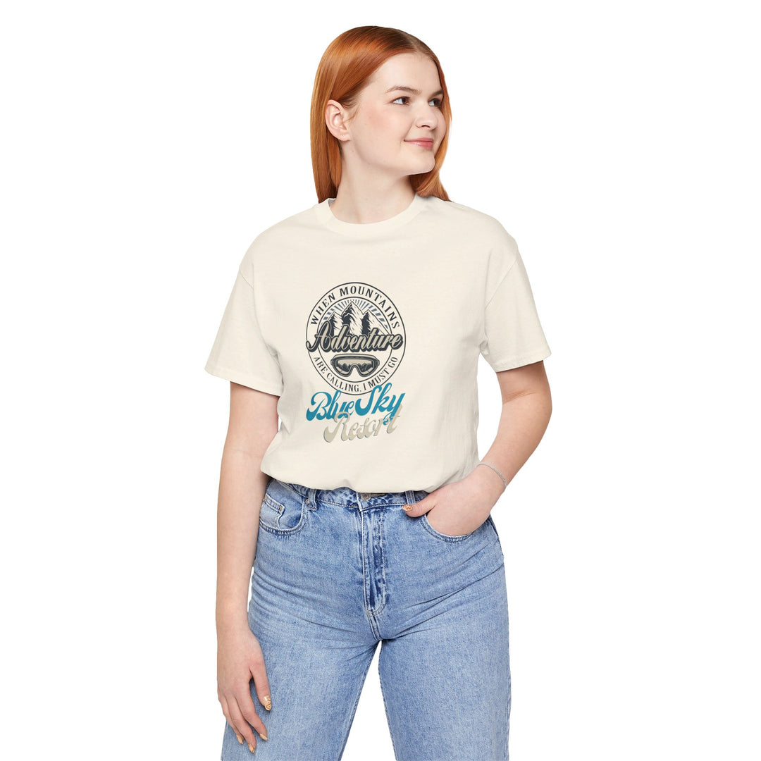 Blue Sky Resort - Unisex Jersey Short Sleeve Tee