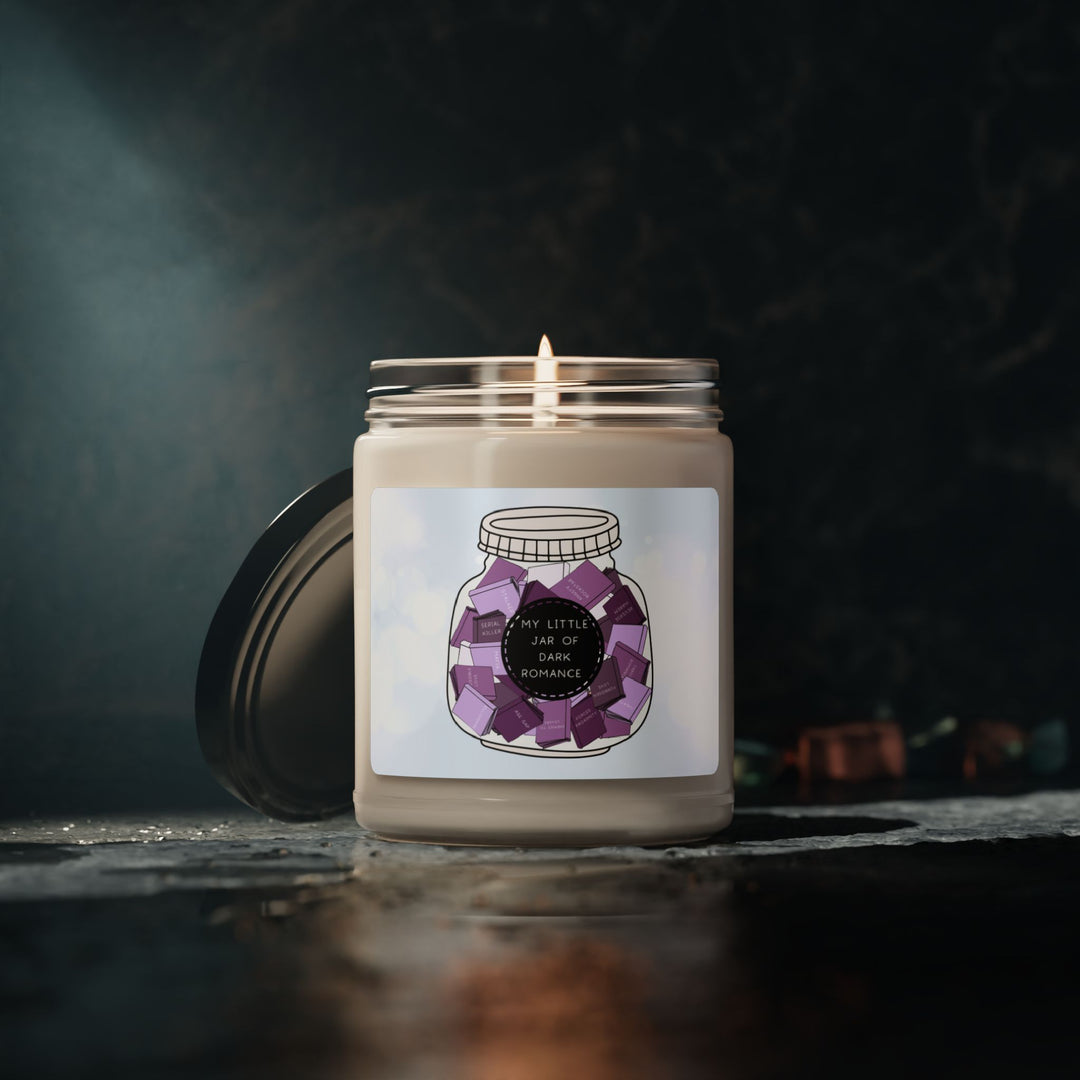 My Little Jar of Dark Romance - Book Inspired Scented Soy Candle, 9oz