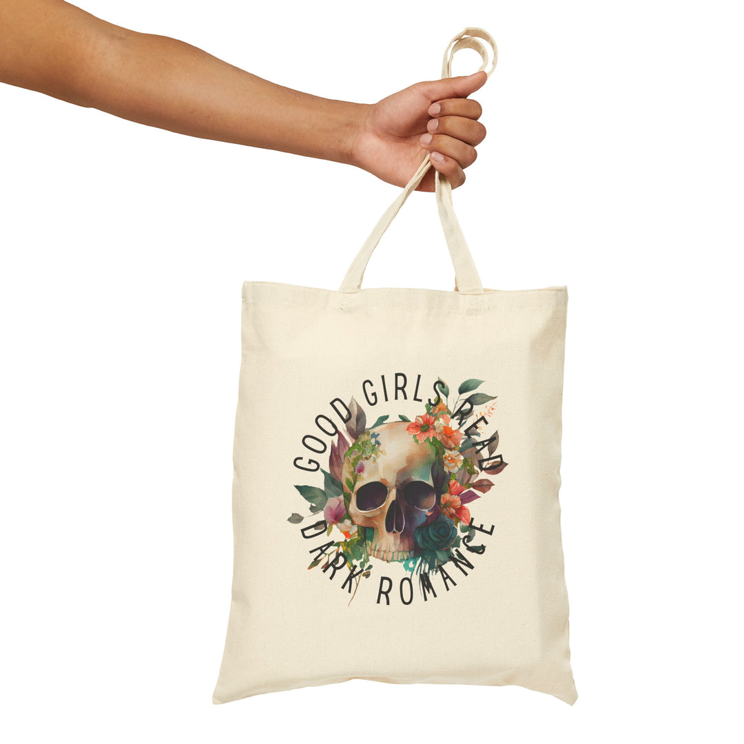 Good Girls Read Dark Romance - Cotton Canvas Tote Bag