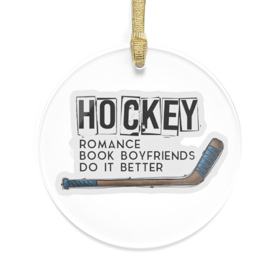 Slow Burn Publishing Accessories 1 pc / Round / One size Hockey Romance Book Boyfriends Do it Better: Acrylic Ornament