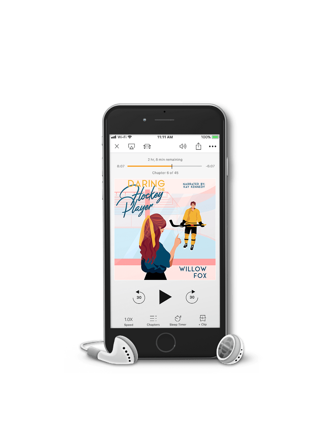 Author Willow Fox audiobooks Daring the Hockey Player (Audiobook)