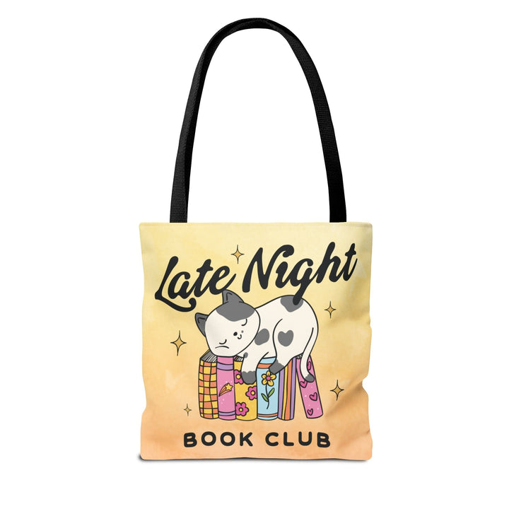 Slow Burn Publishing Bags 13" × 13'' / Black Late Night Book Club - Tote Bag