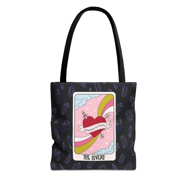 Slow Burn Publishing Bags 13" × 13'' / Black The Lovers Tarot - Tote Bag