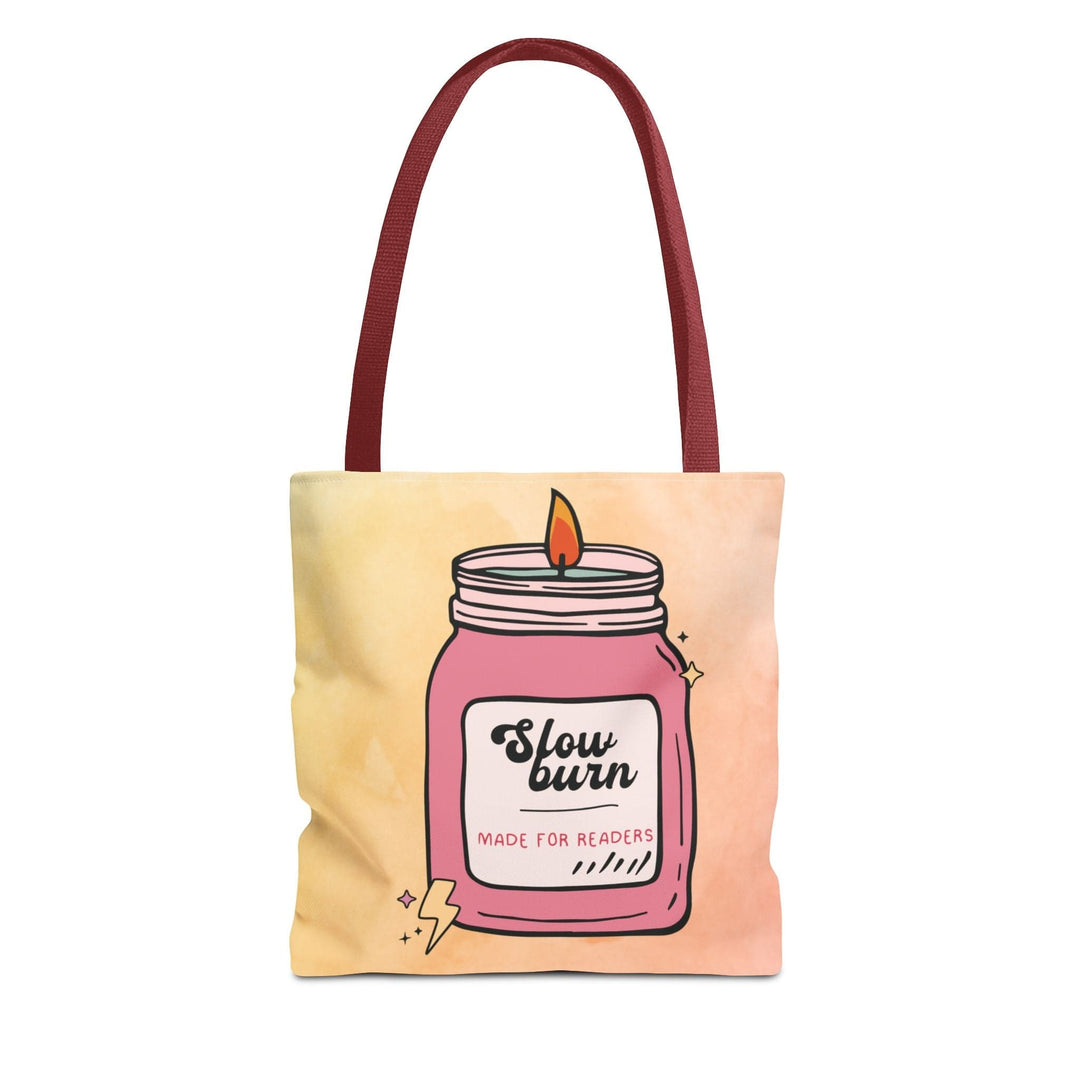 Slow Burn Publishing Bags 13" × 13'' / Red Slow Burn Design - Tote Bag