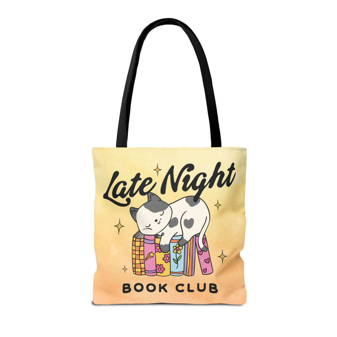 Slow Burn Publishing Bags 16" × 16'' / Black Late Night Book Club - Tote Bag