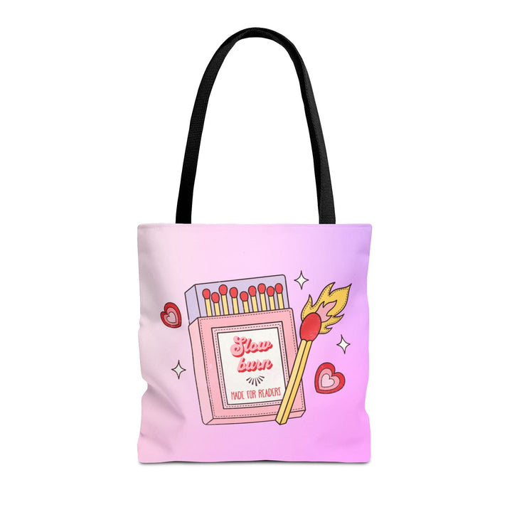 Slow Burn Publishing Bags 16" × 16'' / Black Slow Burn Made for Readers - Tote Bag