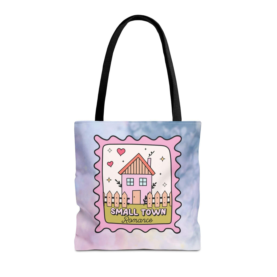 Slow Burn Publishing Bags 16" × 16'' / Black Small Town Romance Stamp - Tote Bag