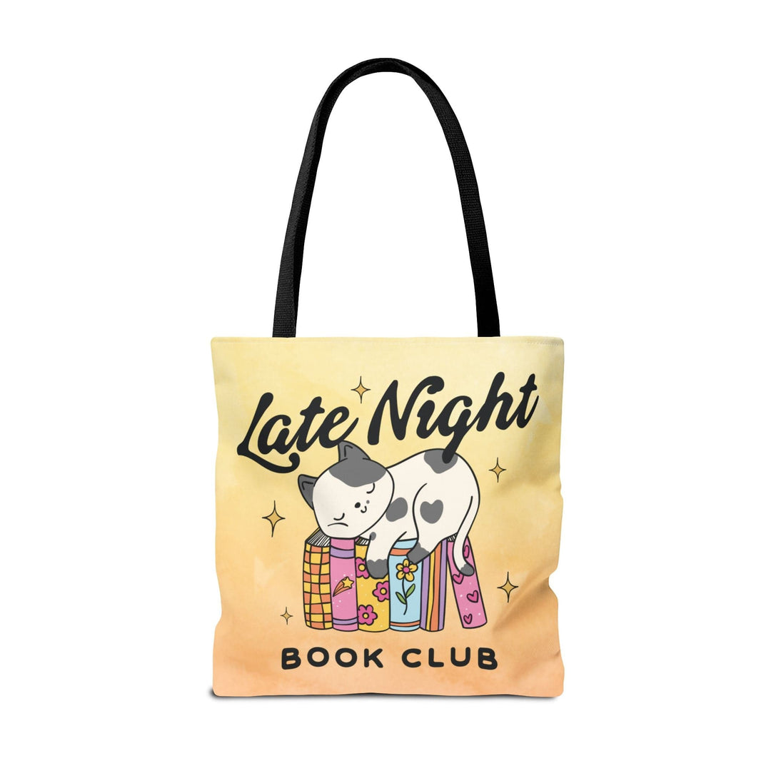 Slow Burn Publishing Bags 18" × 18'' / Black Late Night Book Club - Tote Bag