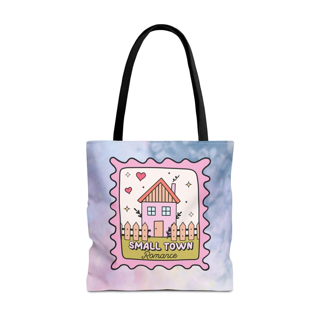 Slow Burn Publishing Bags 18" × 18'' / Black Small Town Romance Stamp - Tote Bag