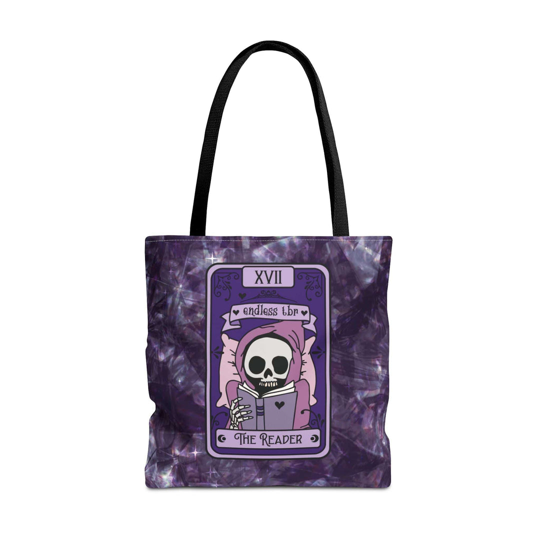 Slow Burn Publishing Bags 18" × 18'' / Black The Reader Reaper - Tote Bag