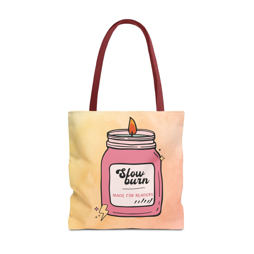 Slow Burn Publishing Bags 18" × 18'' / Red Slow Burn Design - Tote Bag