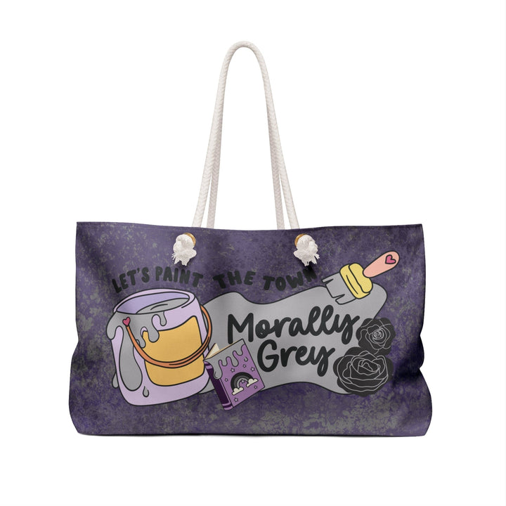 Slow Burn Publishing Bags 24" × 13" Let's Paint the Town Morally Grey - Weekender Bag