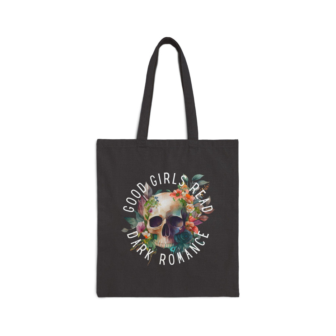 Slow Burn Publishing Bags Black / 15" x 16" Good Girls Read Dark Romance - Cotton Canvas Tote Bag