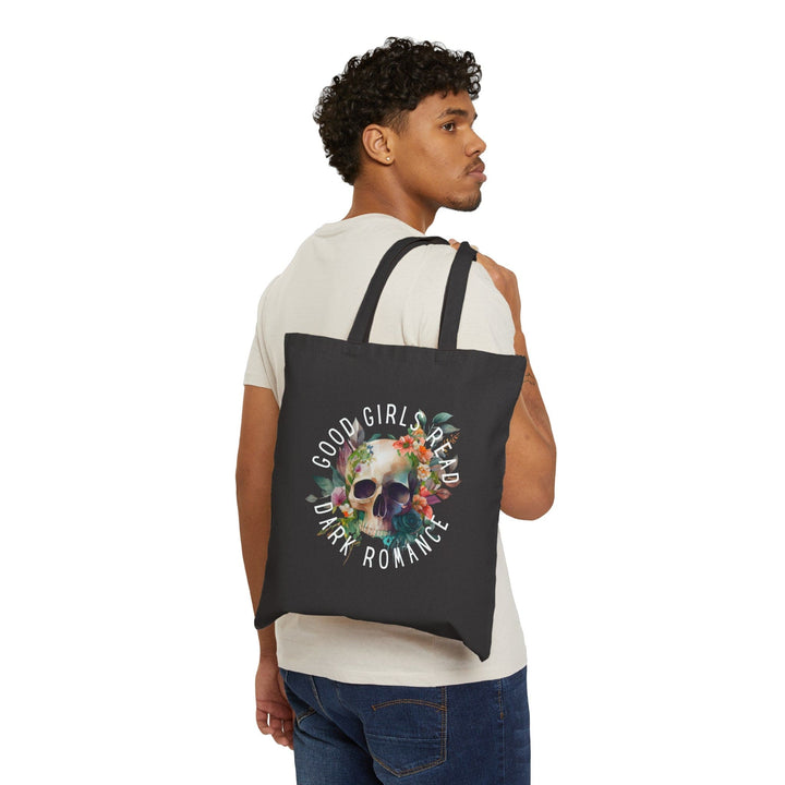 Slow Burn Publishing Bags Good Girls Read Dark Romance - Cotton Canvas Tote Bag