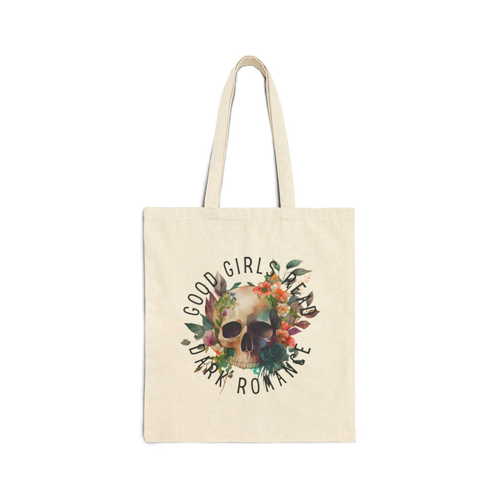 Slow Burn Publishing Bags Good Girls Read Dark Romance - Cotton Canvas Tote Bag