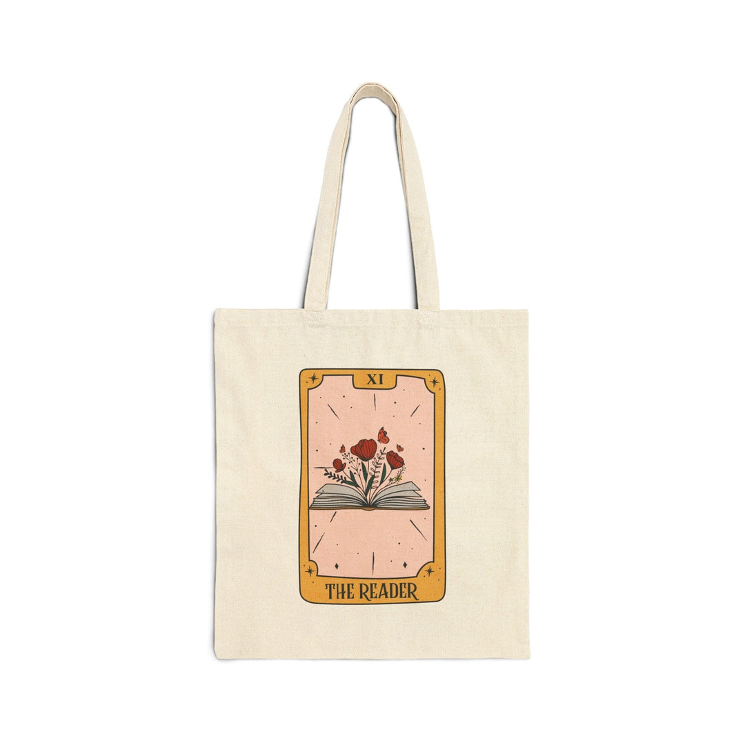 Slow Burn Publishing Bags Natural / 15" x 16" The Reader - Cotton Canvas Tote Bag