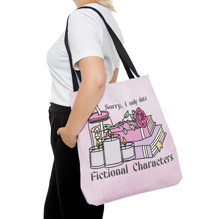 Slow Burn Publishing Bags Sorry I only date fictional characters - Tote Bag