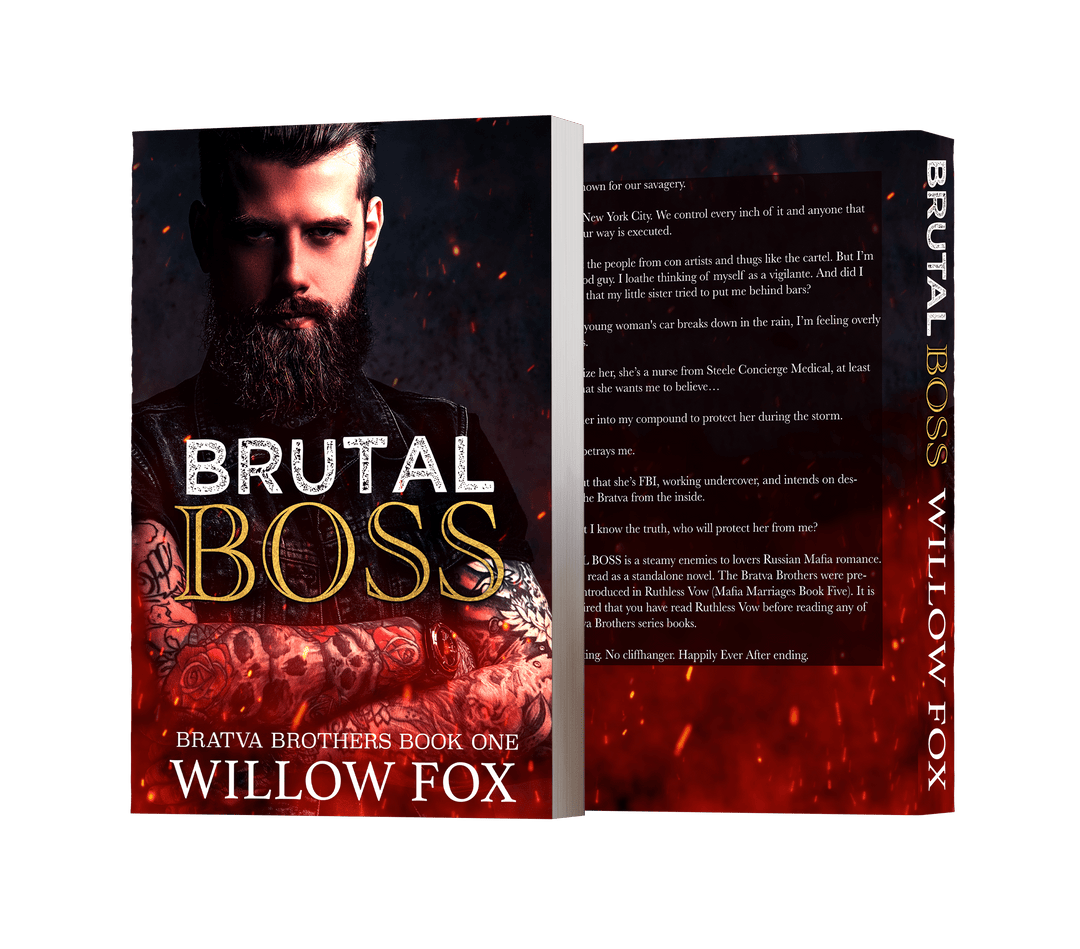 Author Willow Fox Book Brutal Boss (Model) Special Edition (Paperback)