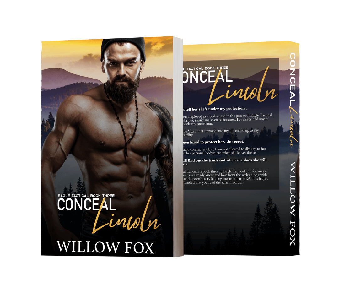 Author Willow Fox Book Conceal: Lincoln (Model) Special Edition
