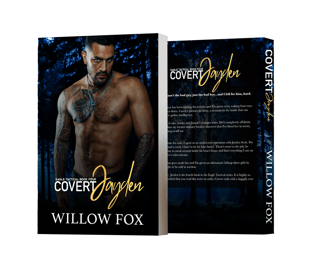 Author Willow Fox Book Covert: Jayden (Model) Special Edition