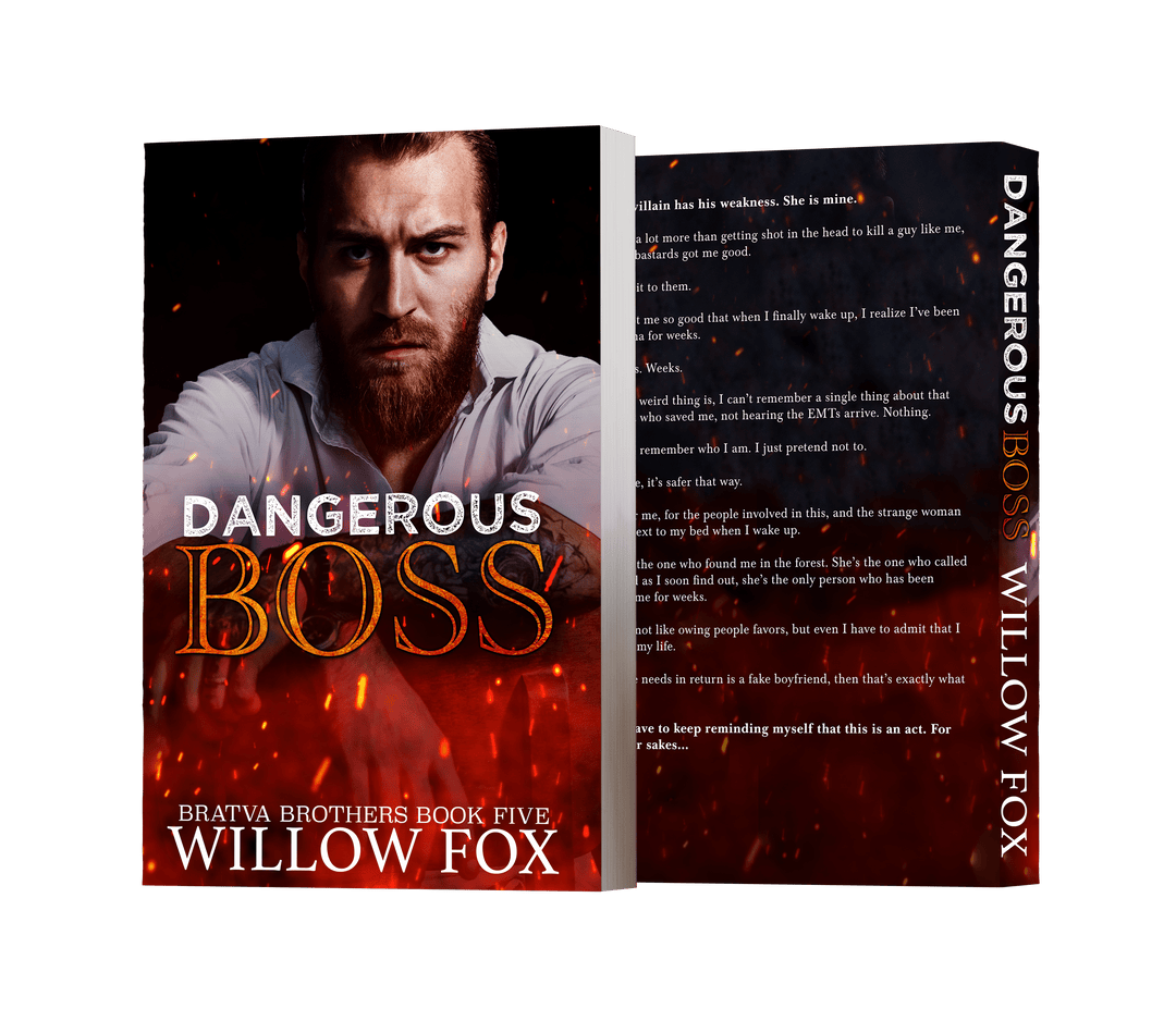 Author Willow Fox Book Dangerous Boss (Model) Special Edition