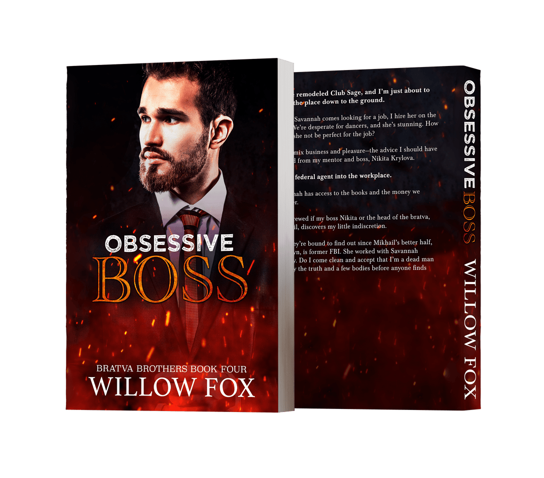 Author Willow Fox Book Obsessive Boss (Model) Special Edition (Paperback)
