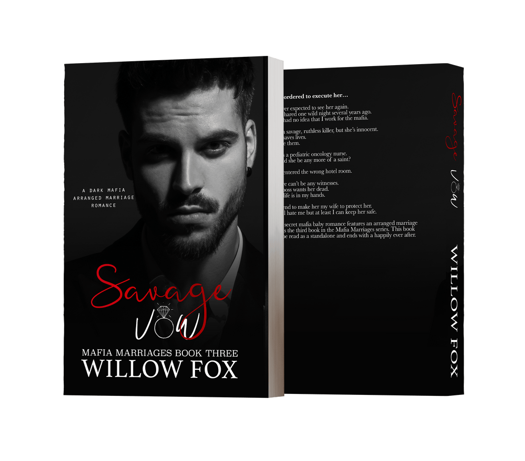 Author Willow Fox Book Savage Vow (Model) Special Edition (Paperback)