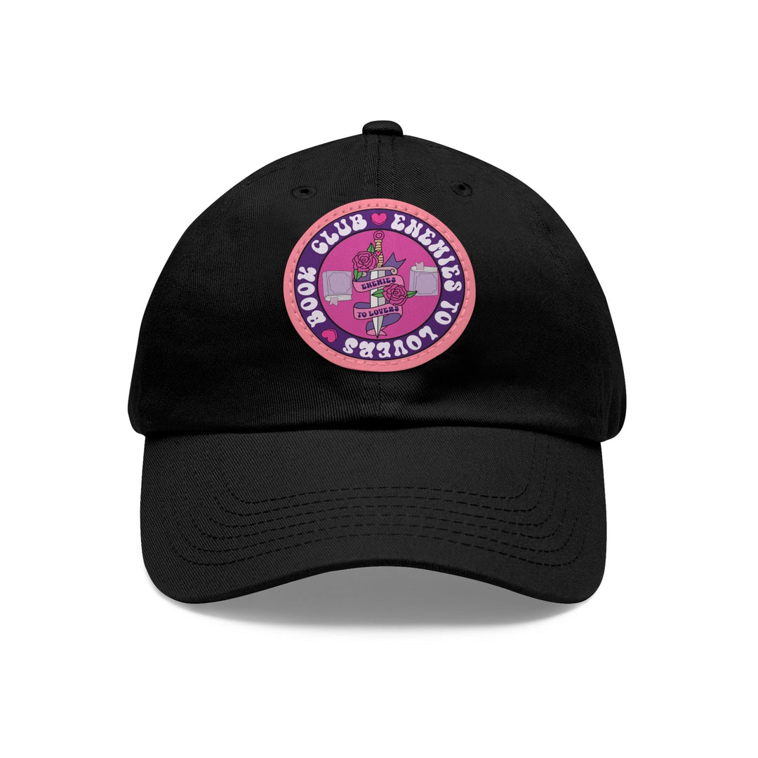 Slow Burn Publishing Hats Black / Pink patch / Circle / One size Enemies to Lovers Book Club - Hat with Leather Patch