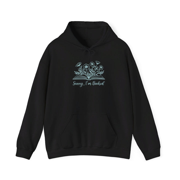 Slow Burn Publishing Hoodie Black / S Sorry I'm Booked - Unisex Heavy Blend™ Hooded Sweatshirt