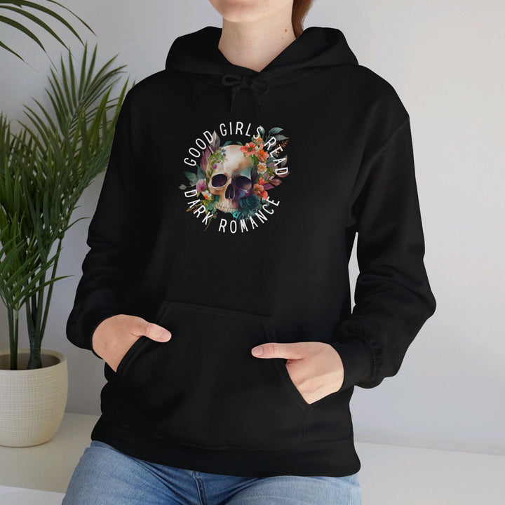 Slow Burn Publishing Hoodie Good Girls Read Dark Romance - Unisex Heavy Blend™ Hooded Sweatshirt