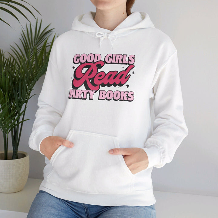 Slow Burn Publishing Hoodie Good Girls Read Dirty Books - Unisex Heavy Blend™ Hooded Sweatshirt