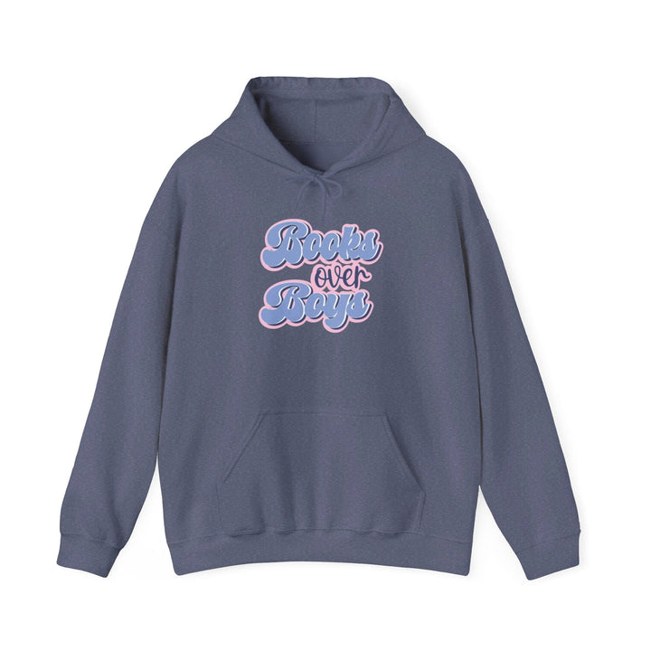 Slow Burn Publishing Hoodie Heather Navy / S Books Over Boys - Unisex Heavy Blend™ Hooded Sweatshirt