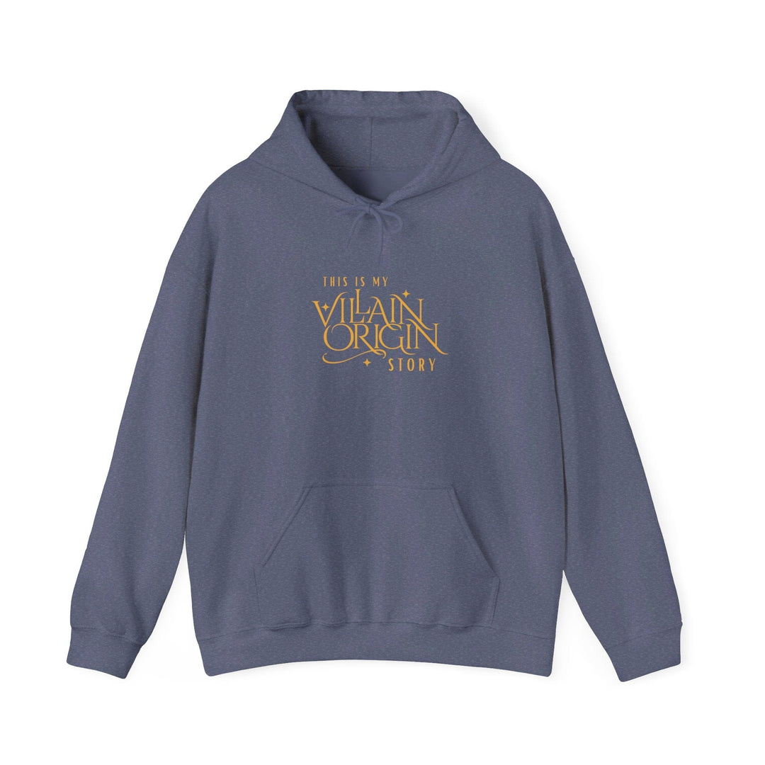 Slow Burn Publishing Hoodie Heather Navy / S This is my Villain Origin Story - Unisex Heavy Blend™ Hooded Sweatshirt