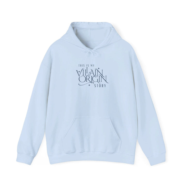 Slow Burn Publishing Hoodie Light Blue / S This is my Villain Origin Story - Unisex Heavy Blend™ Hooded Sweatshirt