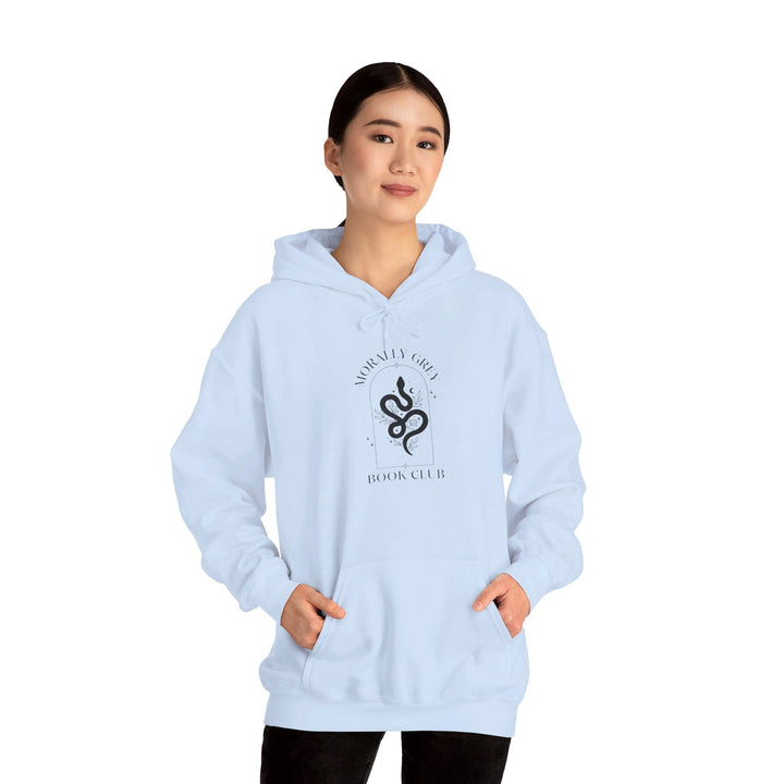 Printify Hoodie Morally Grey Book Club - Unisex Heavy Blend™ Hooded Sweatshirt