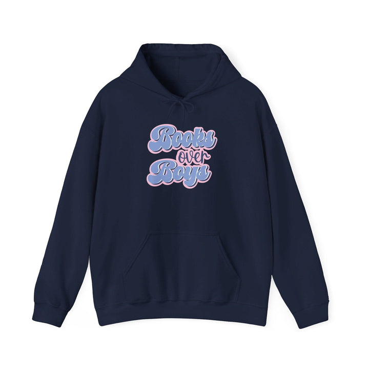 Slow Burn Publishing Hoodie Navy / S Books Over Boys - Unisex Heavy Blend™ Hooded Sweatshirt