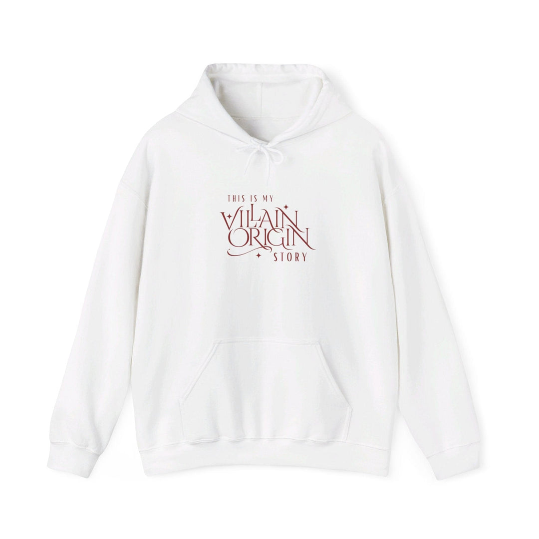 Slow Burn Publishing Hoodie White / S This is my Villain Origin Story - Unisex Heavy Blend™ Hooded Sweatshirt