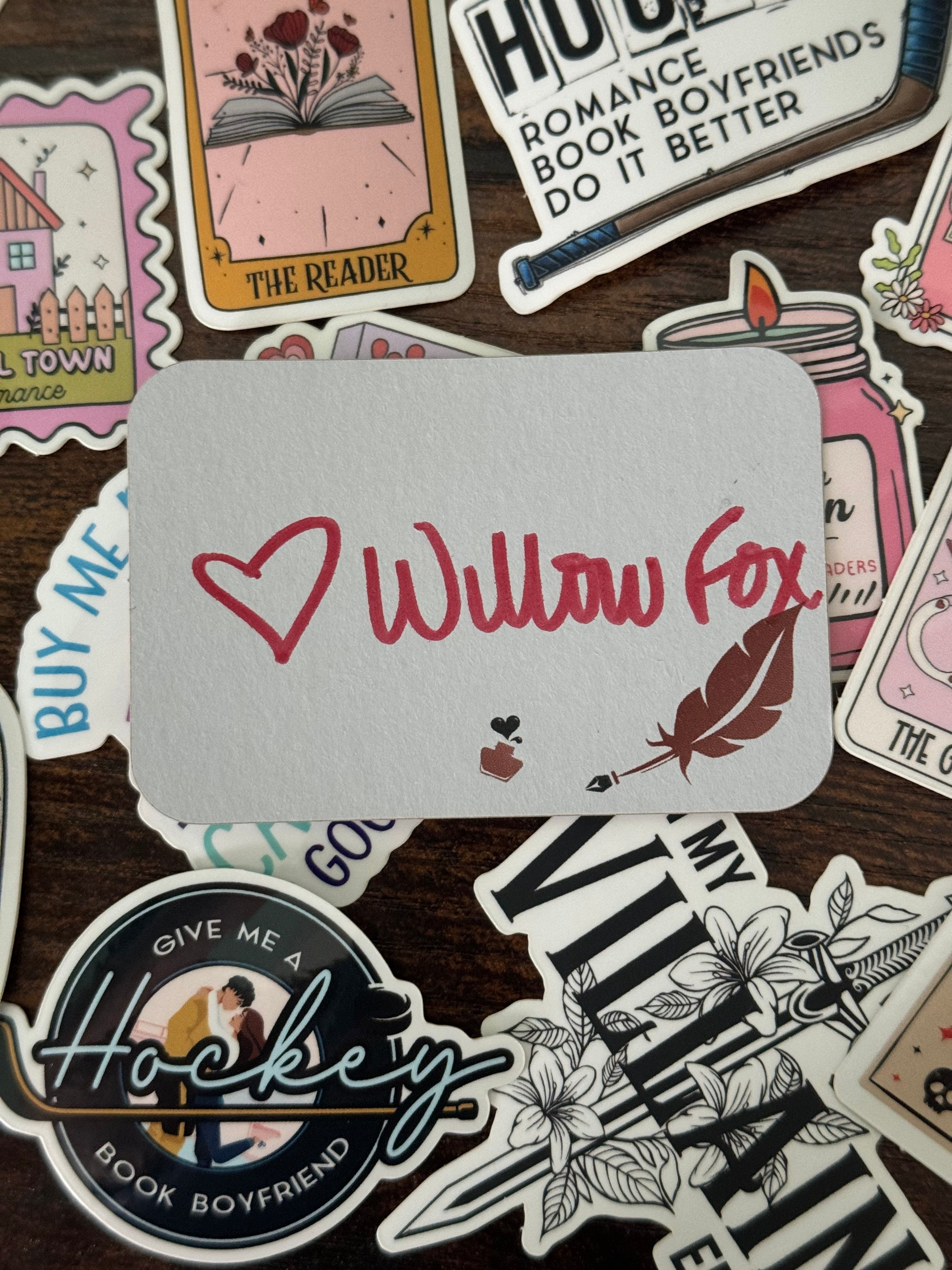 Author Willow Fox sticker Swag Pack: Signed Bookplate & Surprise Stickers