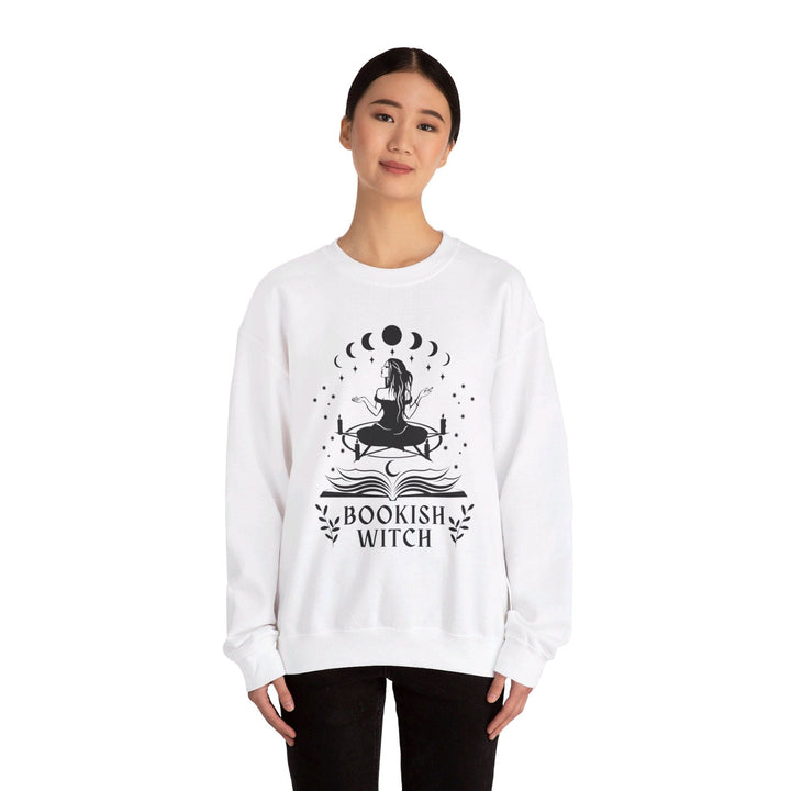 Slow Burn Publishing Sweatshirt Bookish Witch - Unisex Heavy Blend™ Crewneck Sweatshirt