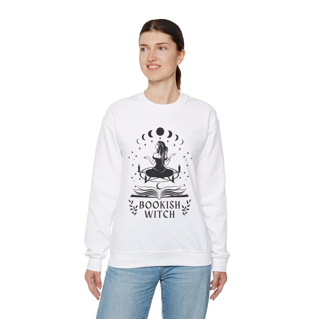 Slow Burn Publishing Sweatshirt Bookish Witch - Unisex Heavy Blend™ Crewneck Sweatshirt