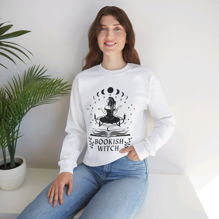 Slow Burn Publishing Sweatshirt Bookish Witch - Unisex Heavy Blend™ Crewneck Sweatshirt