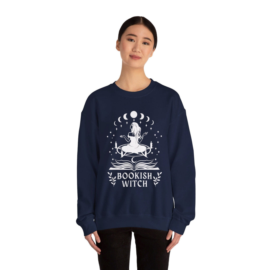 Slow Burn Publishing Sweatshirt Bookish Witch - Unisex Heavy Blend™ Crewneck Sweatshirt