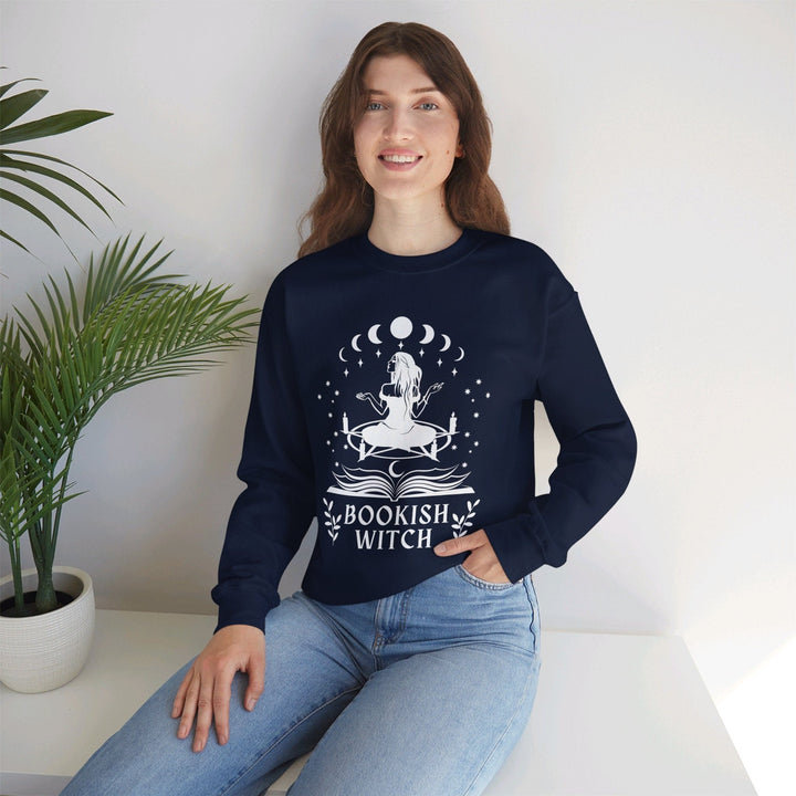 Slow Burn Publishing Sweatshirt Bookish Witch - Unisex Heavy Blend™ Crewneck Sweatshirt