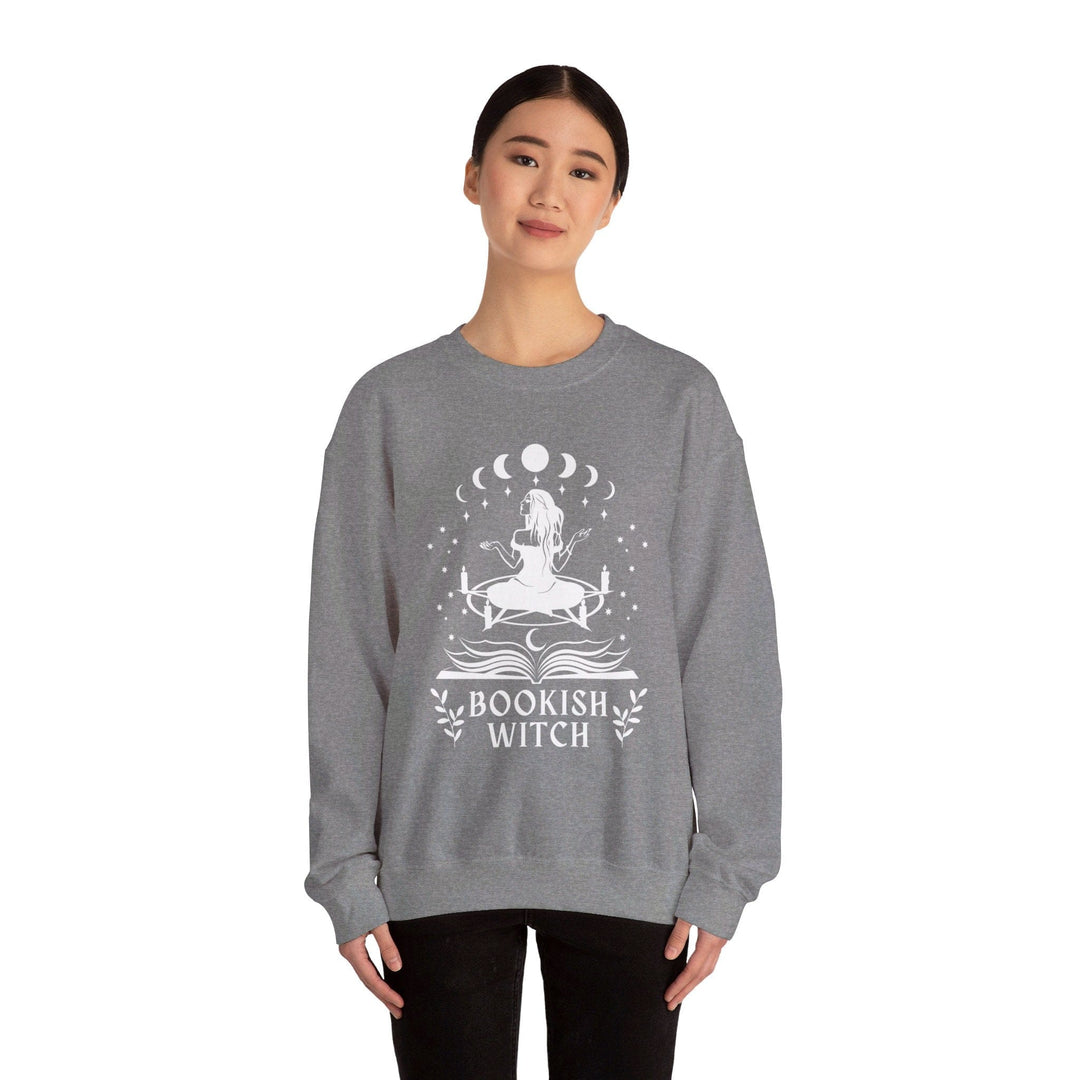 Slow Burn Publishing Sweatshirt Bookish Witch - Unisex Heavy Blend™ Crewneck Sweatshirt