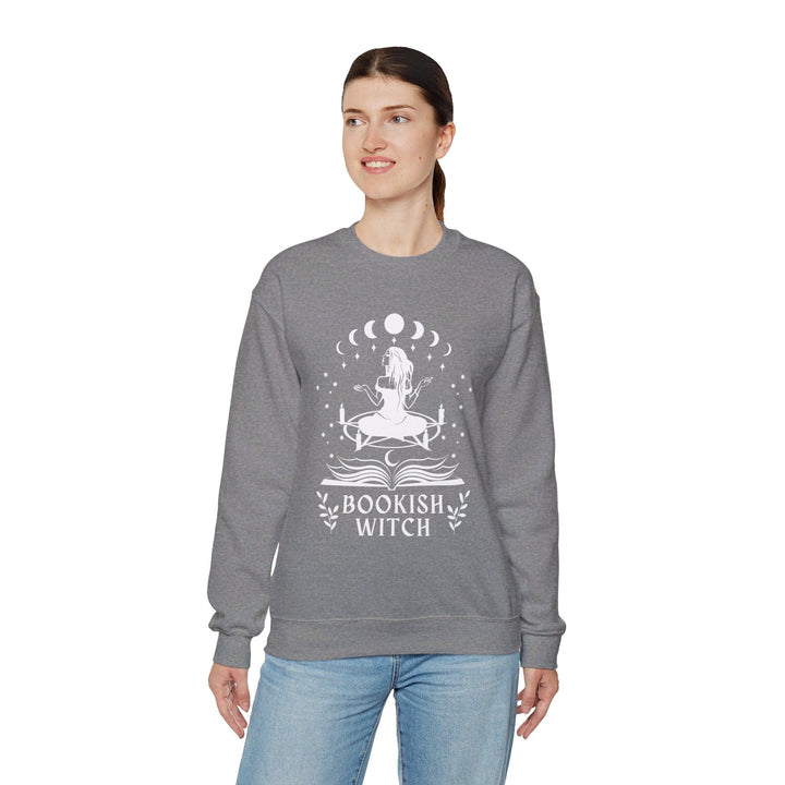 Slow Burn Publishing Sweatshirt Bookish Witch - Unisex Heavy Blend™ Crewneck Sweatshirt