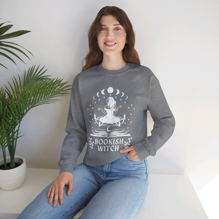 Slow Burn Publishing Sweatshirt Bookish Witch - Unisex Heavy Blend™ Crewneck Sweatshirt