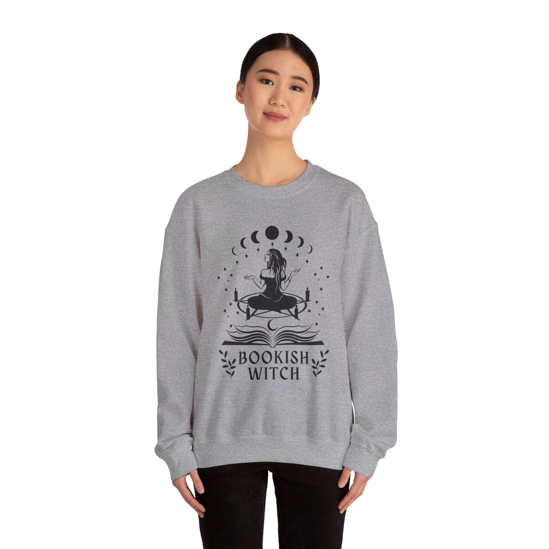 Slow Burn Publishing Sweatshirt Bookish Witch - Unisex Heavy Blend™ Crewneck Sweatshirt