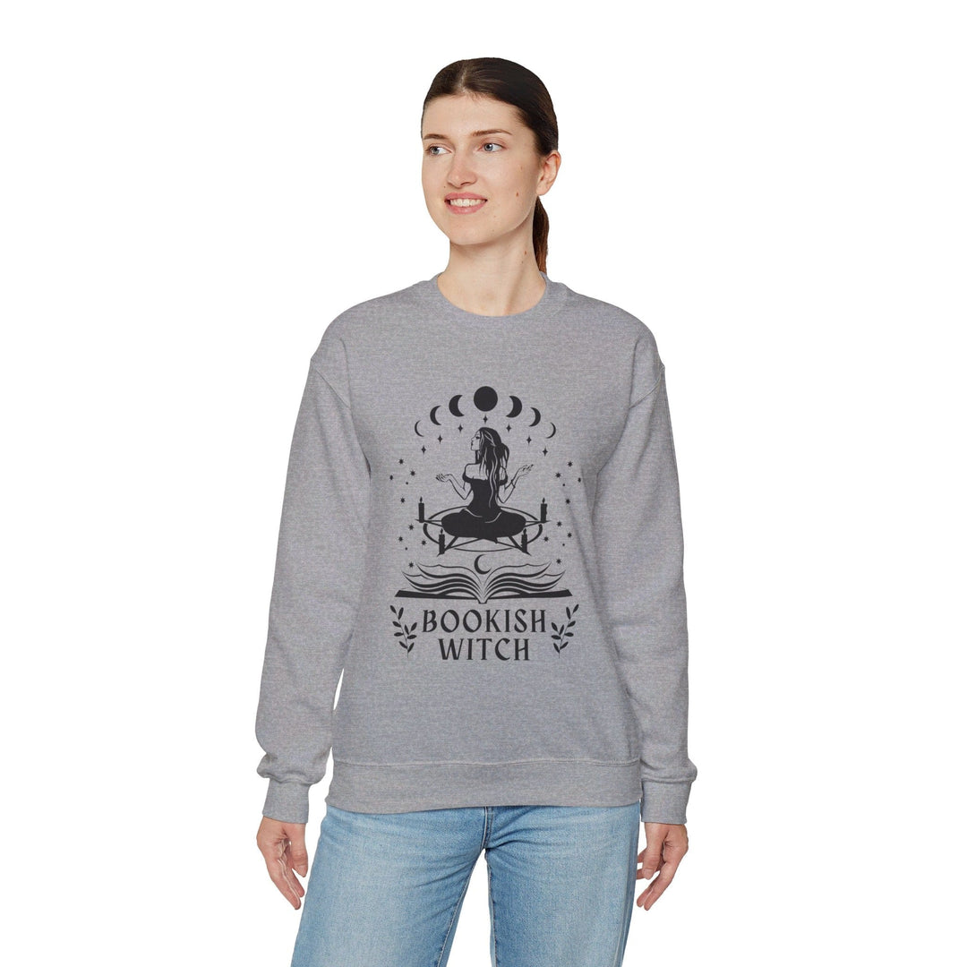 Slow Burn Publishing Sweatshirt Bookish Witch - Unisex Heavy Blend™ Crewneck Sweatshirt