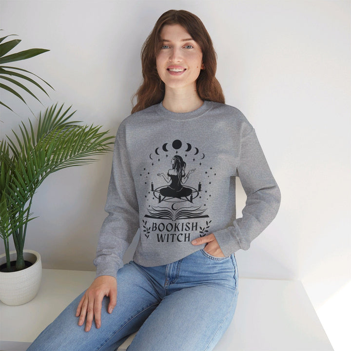 Slow Burn Publishing Sweatshirt Bookish Witch - Unisex Heavy Blend™ Crewneck Sweatshirt