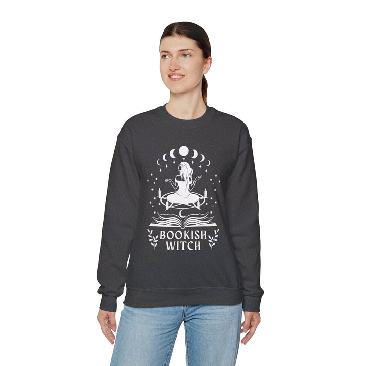 Slow Burn Publishing Sweatshirt Bookish Witch - Unisex Heavy Blend™ Crewneck Sweatshirt